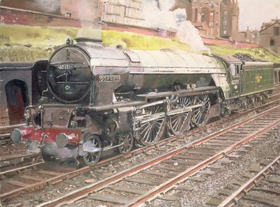 A1 Majesty, Osprey 60131 en Camden MPD, Londres de Kevin Guild of Railway Artist Parrish